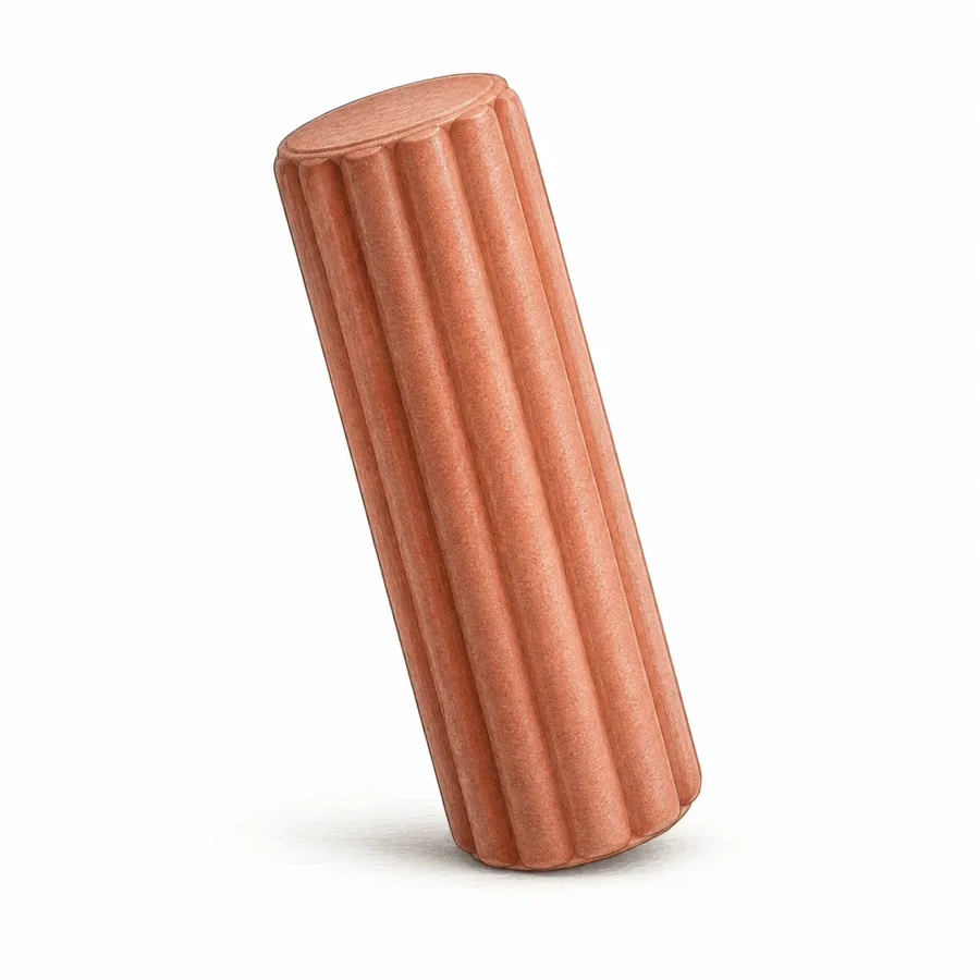 Foam Roller, a yoga prop illustration