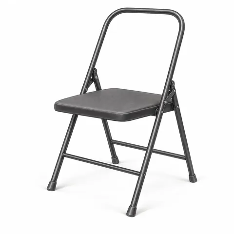 Folding Yoga Chair, a yoga prop illustration
