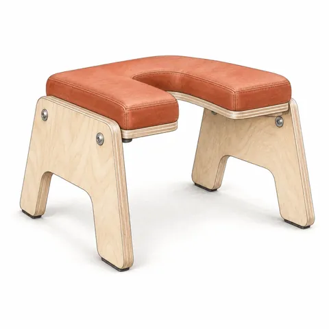 Yoga Headstand Bench, a yoga prop illustration