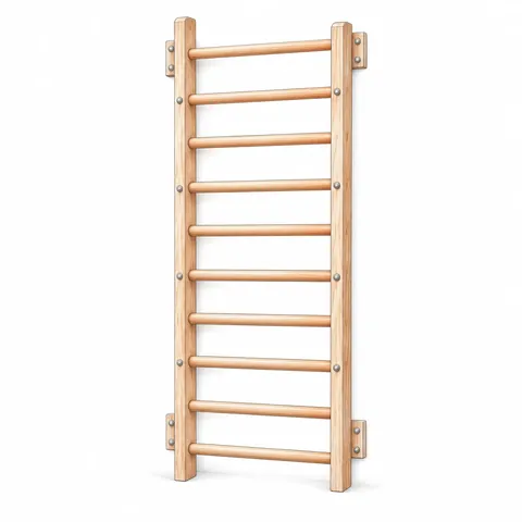 Yoga Wall Bars (Espalier), a yoga prop illustration