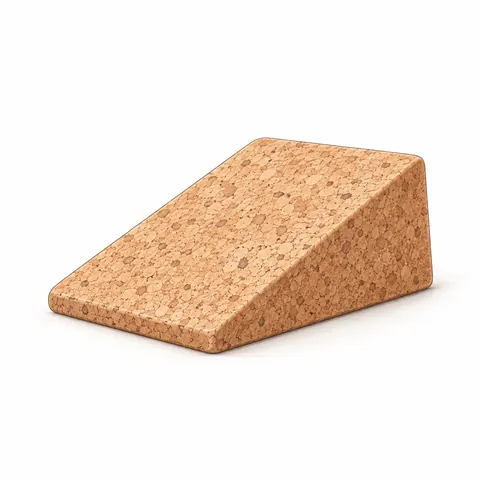 Foot and Heel Wedge, a yoga prop illustration
