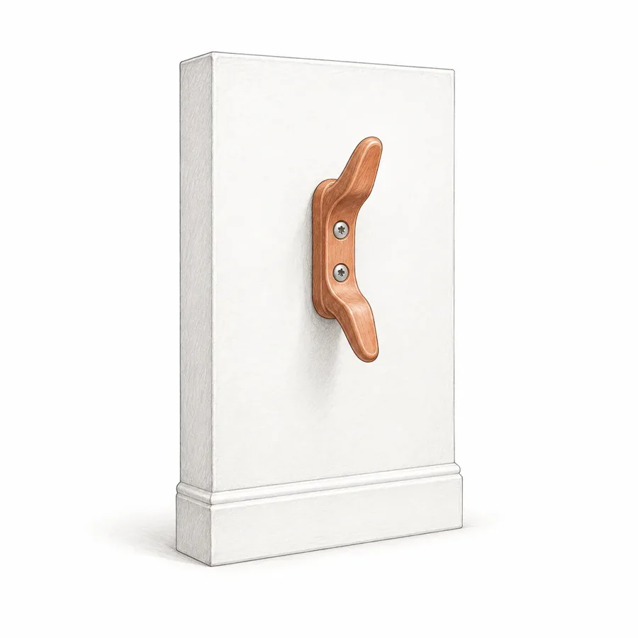 Wall, a yoga prop illustration