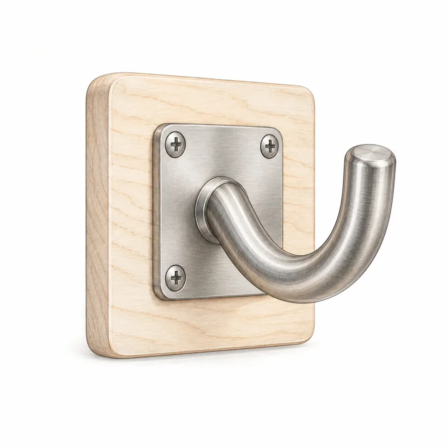 Yoga Wall Anchor and Hook, a yoga prop illustration