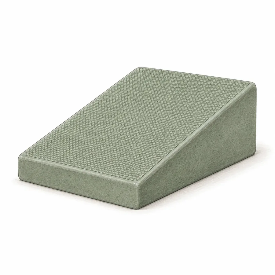Yoga Wedge, a yoga prop illustration