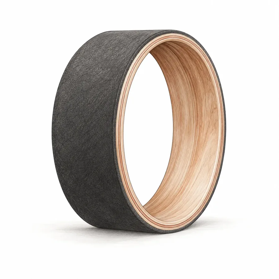 Yoga Wheel, a yoga prop illustration