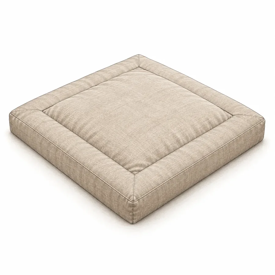 Zabuton Meditation Mat, a yoga prop illustration