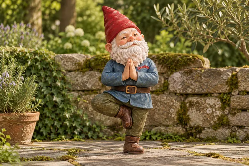 Standing Balance yoga sequence with the gnome