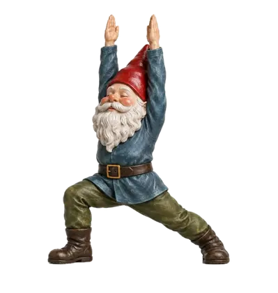 Yoga illustration: Warrior I — Vīrabhadrāsana I