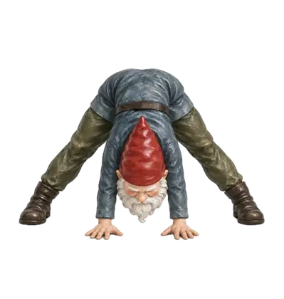 Yoga illustration: Wide-Legged Standing Forward Bend — Prasārita Pādottānāsana