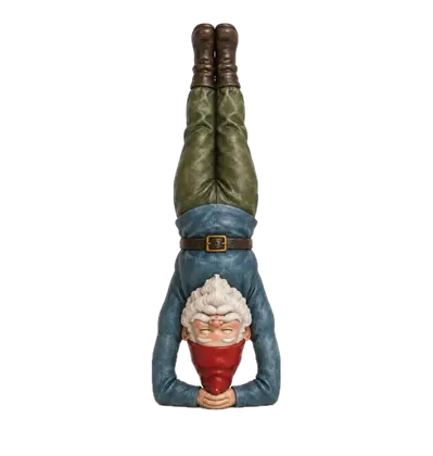 Yoga illustration: Bound Hands Headstand — Baddha Hasta Śīrṣāsana