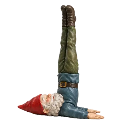Yoga illustration: Unsupported Shoulderstand — Nirālamba Sarvāṅgāsana